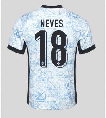Portugal Ruben Neves #18 Replika Udebanetrøje EM 2024 Kortærmet